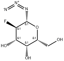 2-脱氧-2-氟-BETA-D-吡喃半乳糖基叠氮化物, 1258940-79-2, 结构式