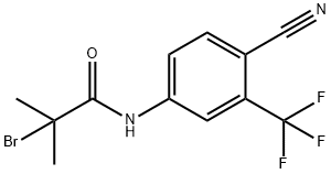 Propanamide, 2-bromo-N-[4-cyano-3-(trifluoromethyl)phenyl]-2-methyl-