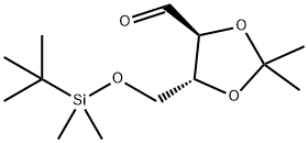 1,3-Dioxolane-4-carboxaldehyde, 5-[[[(1,1-dimethylethyl)dimethylsilyl]oxy]methyl]-2,2-dimethyl-, (4S,5R)-