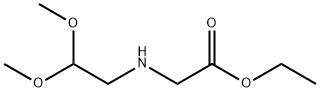 Glycine, N-(2,2-dimethoxyethyl)-, ethyl ester 结构式