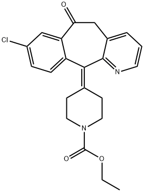 氯雷他定杂质4, 126063-20-5, 结构式