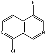 2,7-Naphthyridine, 5-bromo-1-chloro- Struktur