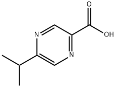 5-异丙基吡嗪-2-羧酸, 1260665-11-9, 结构式