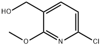 3-Pyridinemethanol, 6-chloro-2-methoxy-, 1260812-74-5, 结构式