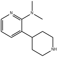 2-Pyridinamine,N,N-dimethyl-3-(4-piperidinyl)- 结构式