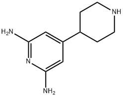 2,6-Pyridinediamine, 4-(4-piperidinyl)- 结构式
