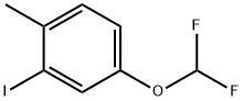 Benzene, 4-(difluoromethoxy)-2-iodo-1-methyl-|4-(二氟甲氧基)-2-碘-1-甲基苯