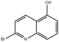 5-Quinolinol, 2-bromo- Struktur