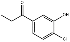 1-Propanone, 1-(4-chloro-3-hydroxyphenyl)- 结构式