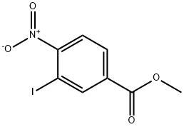 Benzoic acid, 3-iodo-4-nitro-, methyl ester Structure