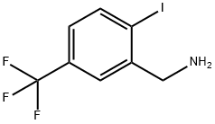 1-[2-iodo-5-(trifluoromethyl)phenyl]methanamine 结构式