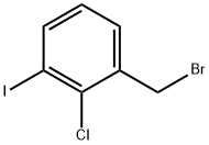 Benzene, 1-(bromomethyl)-2-chloro-3-iodo- Structure