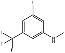 (3-Fluoro-5-trifluoromethyl-phenyl)-methyl-amine Struktur