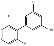[1,1'-Biphenyl]-3-ol, 5-chloro-2',6'-difluoro-,1262002-75-4,结构式