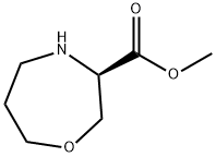 (R)-1,4-氧杂氮杂环庚烷-3-羧酸甲酯,1262484-64-9,结构式