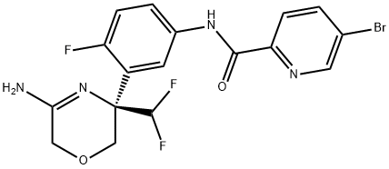 BACE-1 inhibitor 1 Struktur