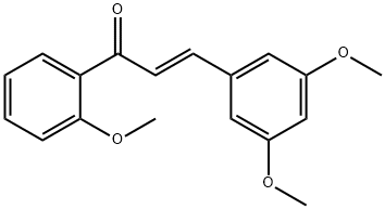 2-Propen-1-one, 3-(3,5-dimethoxyphenyl)-1-(2-methoxyphenyl)-, (2E)- Structure