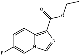 6-Fluoro-imidazo[1,5-a]pyridine-1-carboxylic acid ethyl ester Structure
