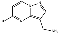 (5-氯吡唑并[1,5-A]嘧啶-3-基)甲胺 结构式