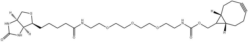 endo-BCN-PEG3-Biotin Structure