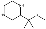 2-(1-methoxy-1-methylethyl)-Piperazine Structure