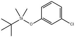 Benzene, 1-chloro-3-[[(1,1-dimethylethyl)dimethylsilyl]oxy]- Structure