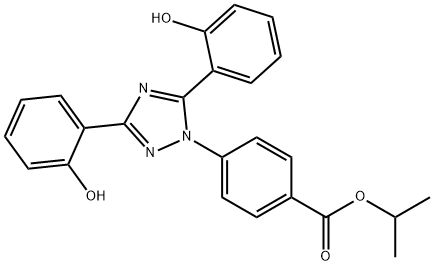 Deferasirox Isopropyl Ester, 1266741-29-0, 结构式