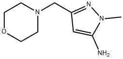 1-methyl-3-(morpholin-4-ylmethyl)-1H-pyrazol-5-amine,1266770-93-7,结构式