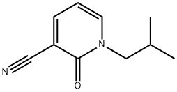 1-isobutyl-2-oxo-1,2-dihydropyridine-3-carbonitrile 结构式