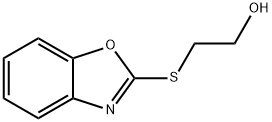 2-(苯并[D]恶唑-2-基硫基)乙醇,126828-31-7,结构式
