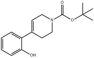 4-(2-羟基苯基)-5,6-二氢吡啶-1(2H)-羧酸叔丁酯, 1269025-34-4, 结构式