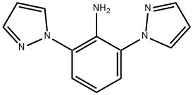 2,6-双(1H-吡唑-1-基)苯胺 结构式
