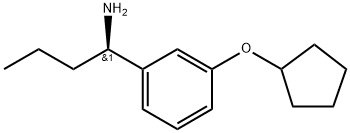 (1R)-1-(3-CYCLOPENTYLOXYPHENYL)BUTYLAMINE,1270038-59-9,结构式
