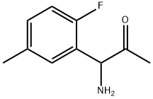 1-AMINO-1-(2-FLUORO-5-METHYLPHENYL)ACETONE 结构式