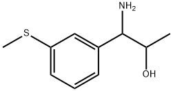 1-AMINO-1-(3-METHYLTHIOPHENYL)PROPAN-2-OL,1270384-48-9,结构式