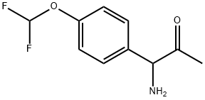 1-AMINO-1-[4-(DIFLUOROMETHOXY)PHENYL]ACETONE,1270432-31-9,结构式