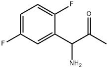 1-AMINO-1-(2,5-DIFLUOROPHENYL)ACETONE 结构式
