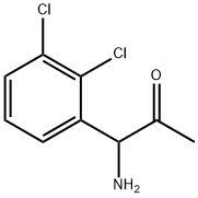 1-AMINO-1-(2,3-DICHLOROPHENYL)ACETONE 结构式