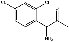 1-AMINO-1-(2,4-DICHLOROPHENYL)ACETONE 结构式