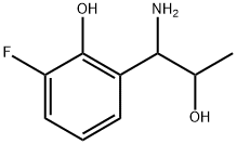 2-(1-AMINO-2-HYDROXYPROPYL)-6-FLUOROPHENOL 结构式