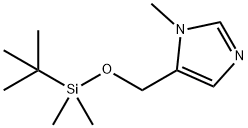 1H-Imidazole, 5-[[[(1,1-dimethylethyl)dimethylsilyl]oxy]methyl]-1-methyl- Structure