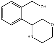 Benzenemethanol, 2-(3-morpholinyl)- Structure