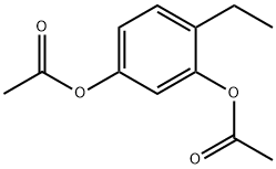 1,3-Benzenediol, 4-ethyl-, 1,3-diacetate Structure