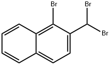 1-bromo-2-(dibromomethyl)naphthalene,127349-02-4,结构式