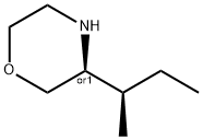 Morpholine, 3-[(1R)-1-methylpropyl]-, (3S)-rel- Struktur