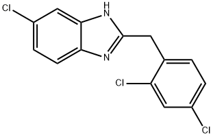 6-氯-2-[(2,4-二氯苯基)甲基]-1H-1,3-苯并二唑,1274937-58-4,结构式