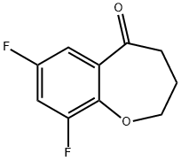 7,9-二氟-2,3,4,5-四氢-1-苯并氧杂-5-酮,127557-05-5,结构式