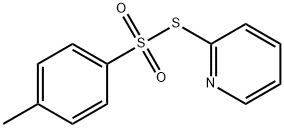 Benzenesulfonothioic acid, 4-methyl-, S-2-pyridinyl ester Structure