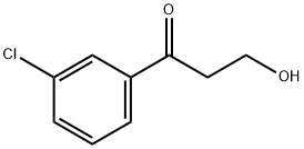 1-Propanone, 1-(3-chlorophenyl)-3-hydroxy-,1279090-55-9,结构式