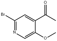 1279816-18-0 Ethanone, 1-(2-bromo-5-methoxy-4-pyridinyl)-